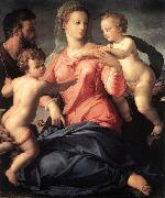 BRONZINO, Agnolo Holy Family gfhfi oil on canvas